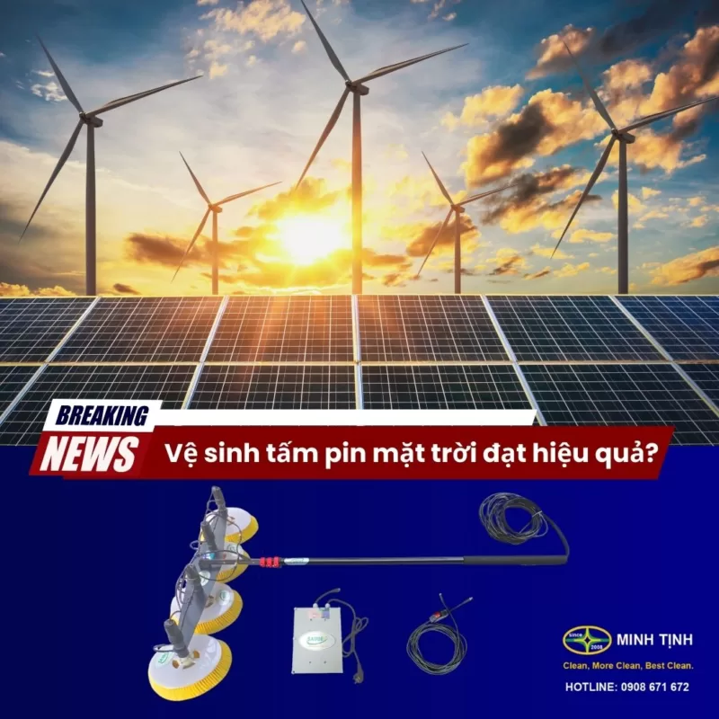 Làm sao để vệ sinh tấm pin mặt trời đạt hiệu quả