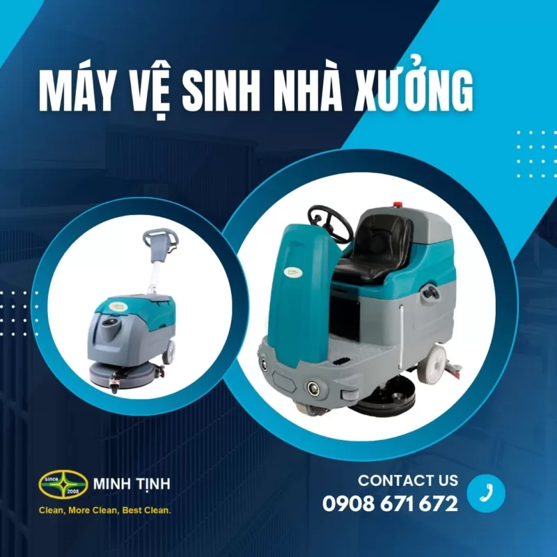 Máy vệ sinh nhà xưởng