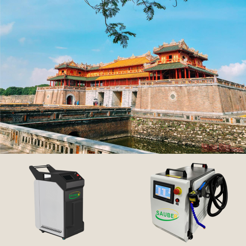 Ứng dụng của máy làm sạch mọi bề mặt bằng laser trong phục hồi và bảo tồn di tích Bảo tồn di tích tốt hơn với máy làm sạch bề mặt bằng laser