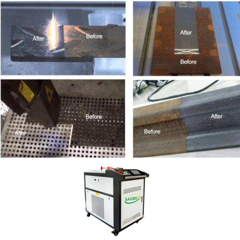 Tẩy rỉ laser trên kim loại: Phương pháp làm sạch an toàn và hiệu quả cao nhất Máy tẩy rỉ laser trên kim loại thương hiệu Sauber