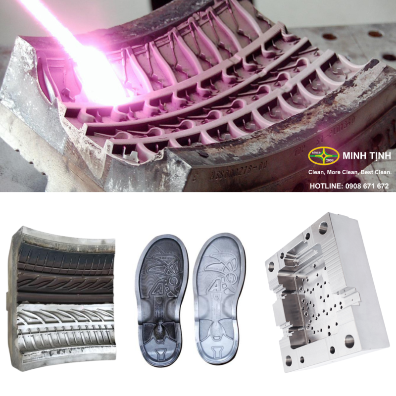 Dịch vụ làm sạch khuôn mẫu bằng công nghệ laser MOPA Ưu điểm của dịch vụ làm sạch khuôn mẫu bằng laser MOPA