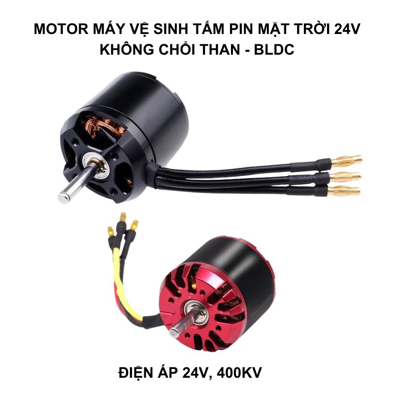 Motor máy vệ sinh tấm pin mặt trời không chổi than BLDC 24V Motor máy vệ sinh tấm pin mặt trời không chổi than BLDC 24V